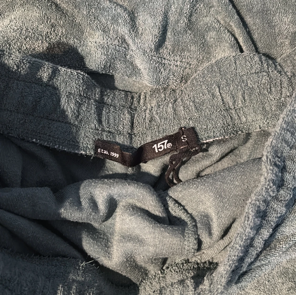 Gröna frottéshorts från 157, storlek S - 2