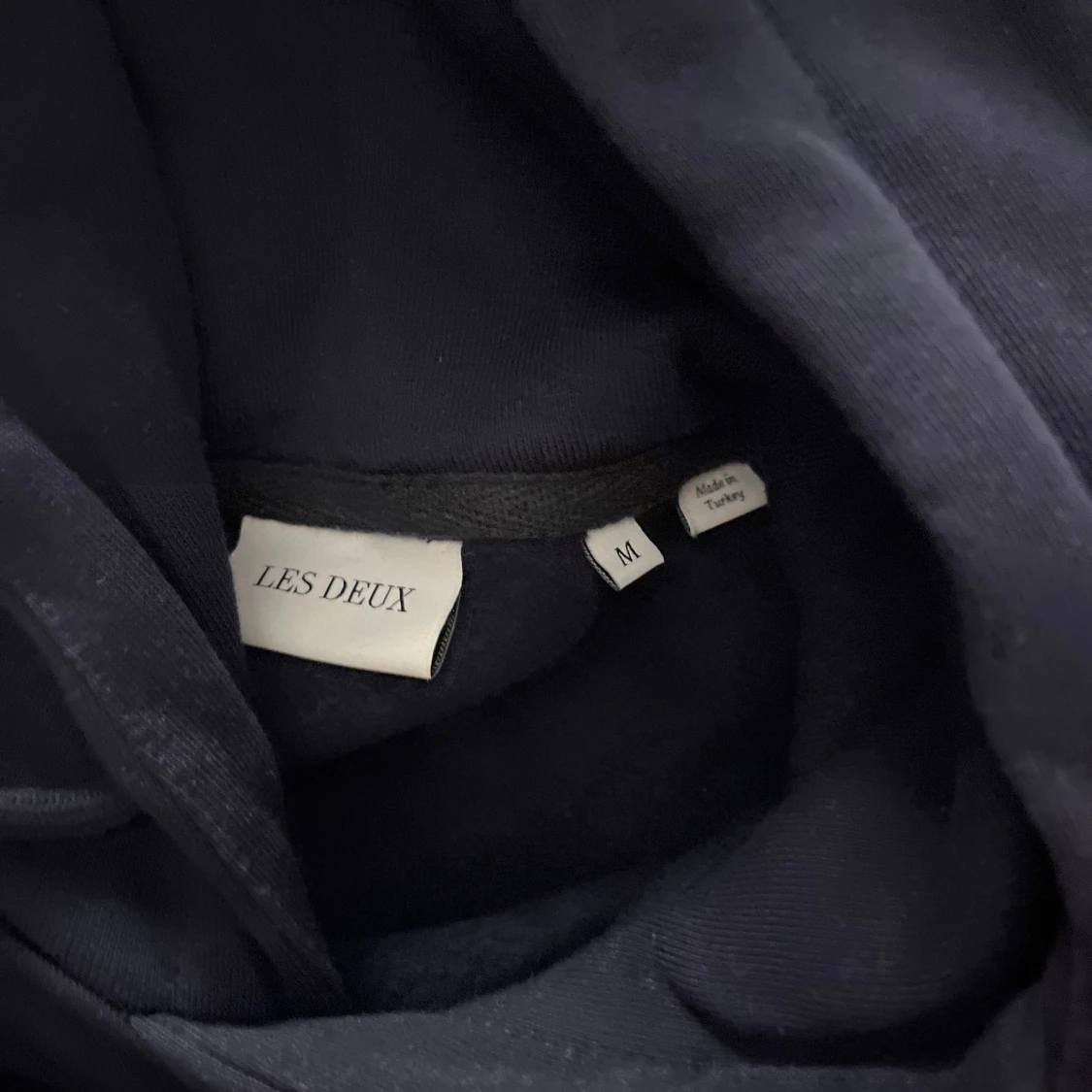 Les Deux hoodie mörkblå  - 3