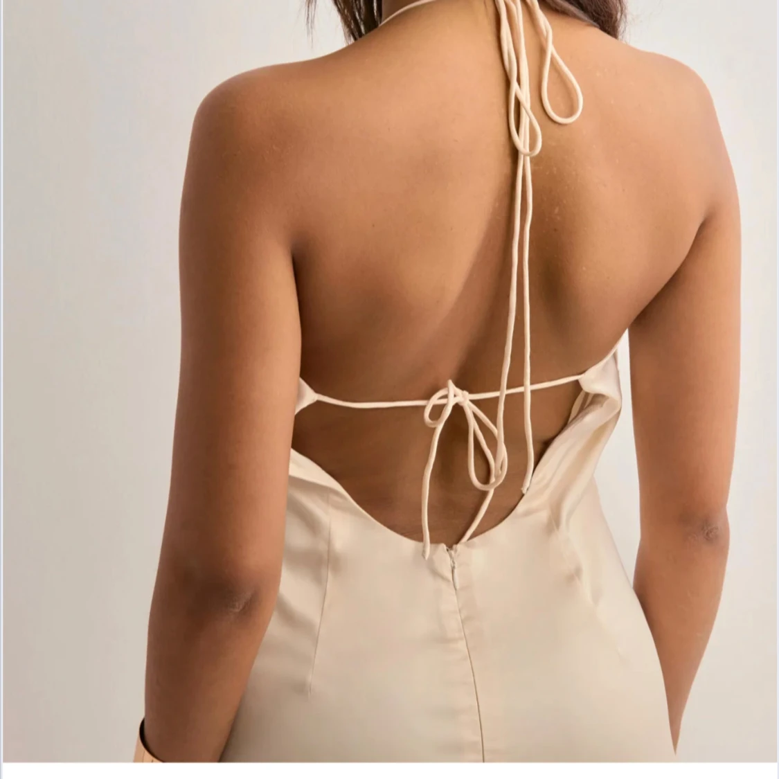 Champangefärgad balklänning  - 2