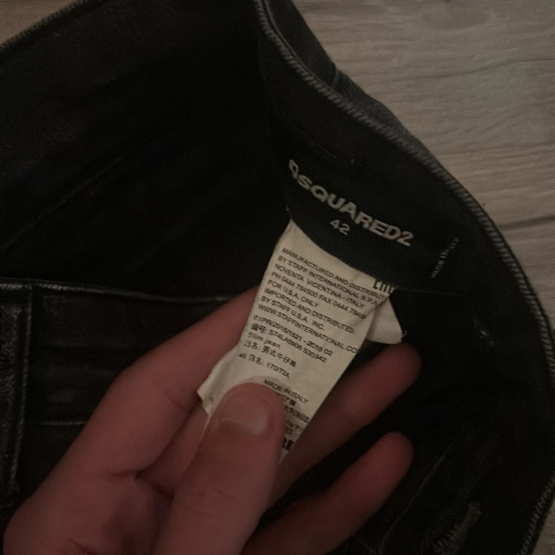 Svarta Dsquared2 jeans med detaljer - 3