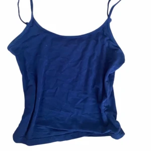 Kort marinblått linne💕 - Super gulligt kort linne, uppskattar till strl S, finns ingen lapp💗