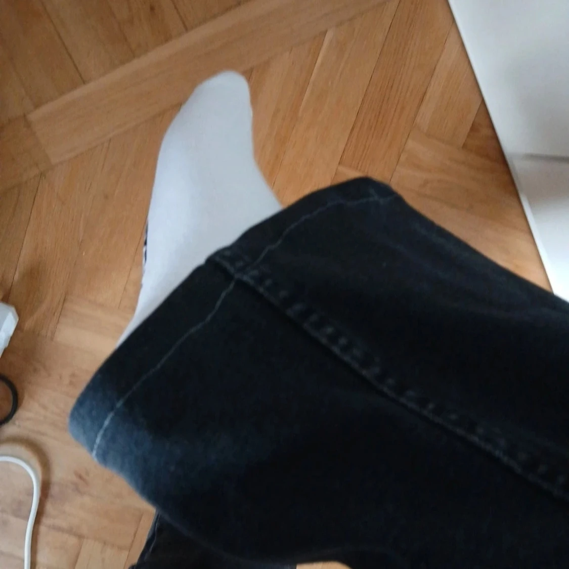 Svarta Lågmidjade Jeans - 2