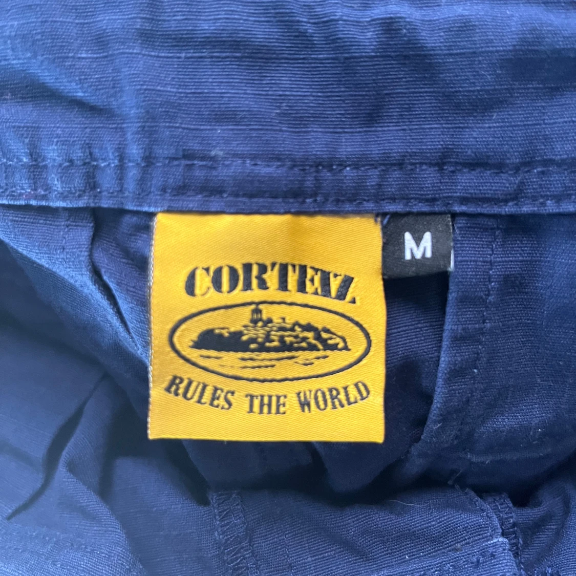 Mörkblå corteiz shorts  - 2