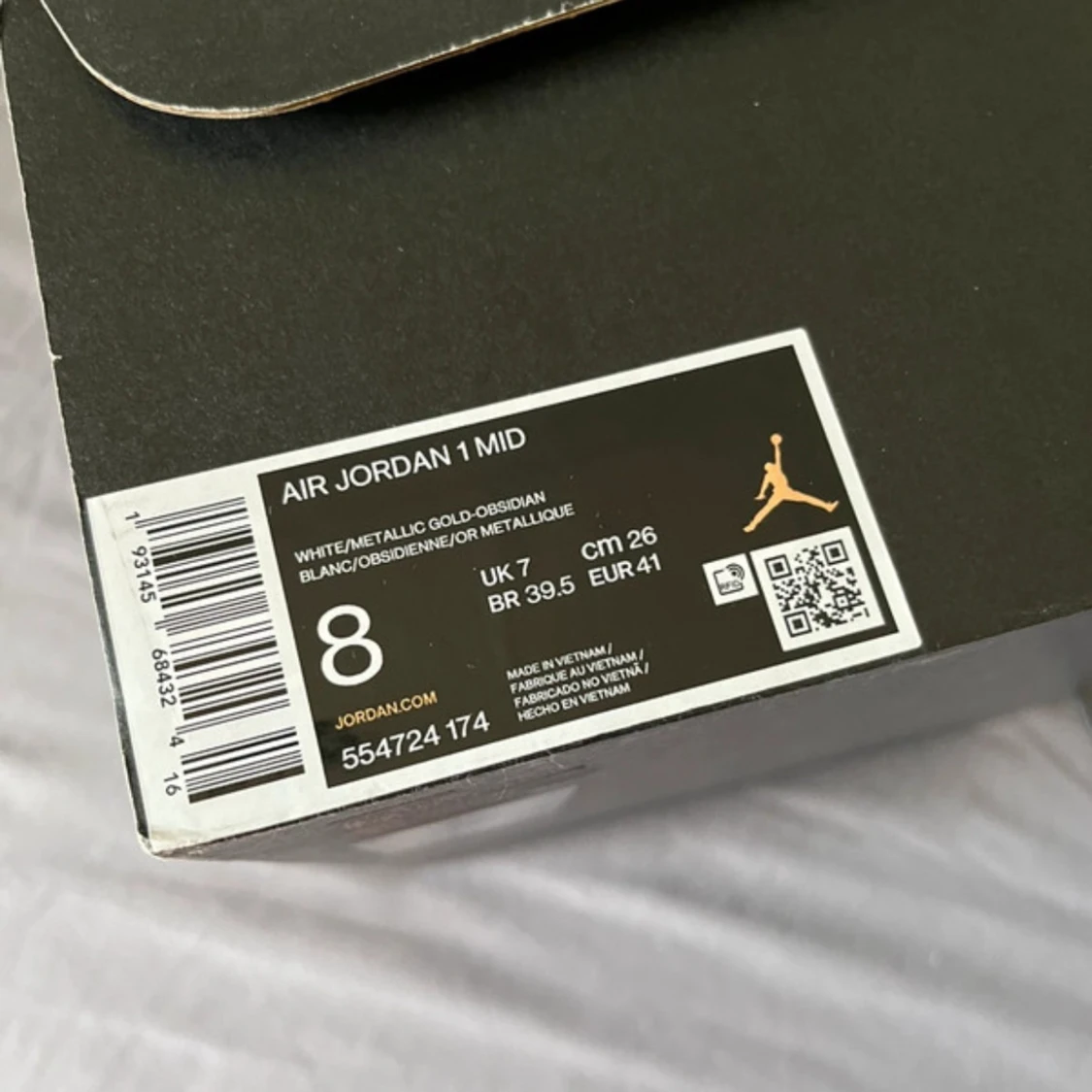 Nike Air Jordan 1 High svart/vit - 4