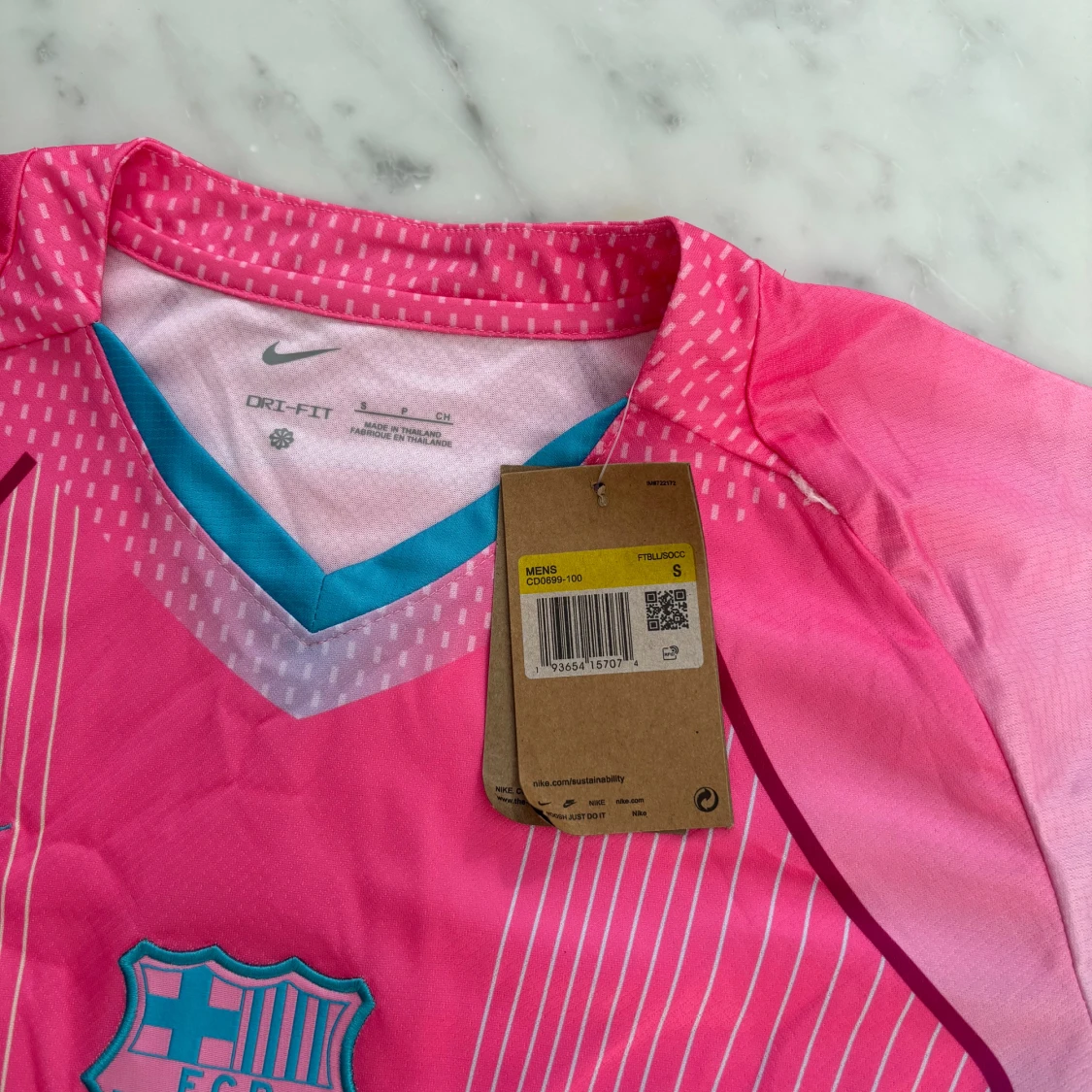 FC Barcelona rosa matchtröja Nike S - 1