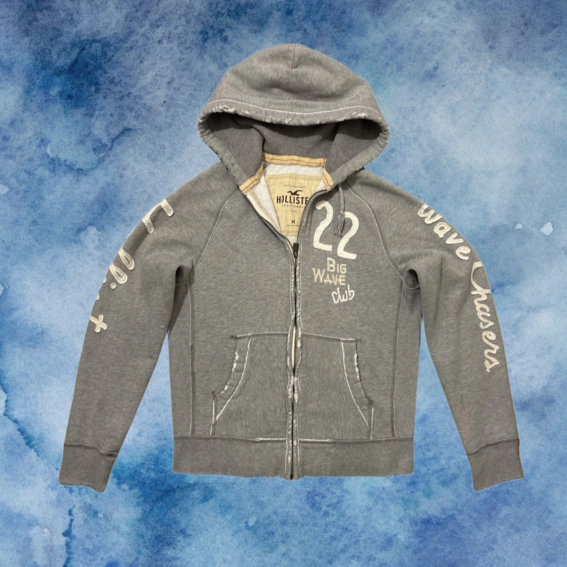 Grå Vintage Hollister Kofta