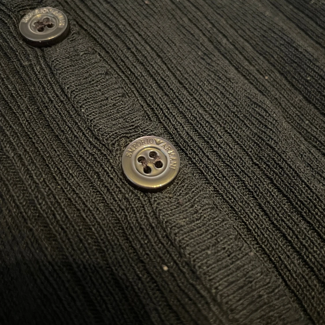 Svart stickad topp från Emporio Armani - 3