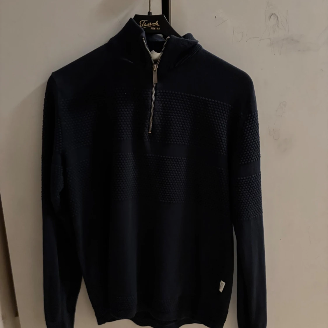 Mörkblå stickad tröja Selected Homme - 4