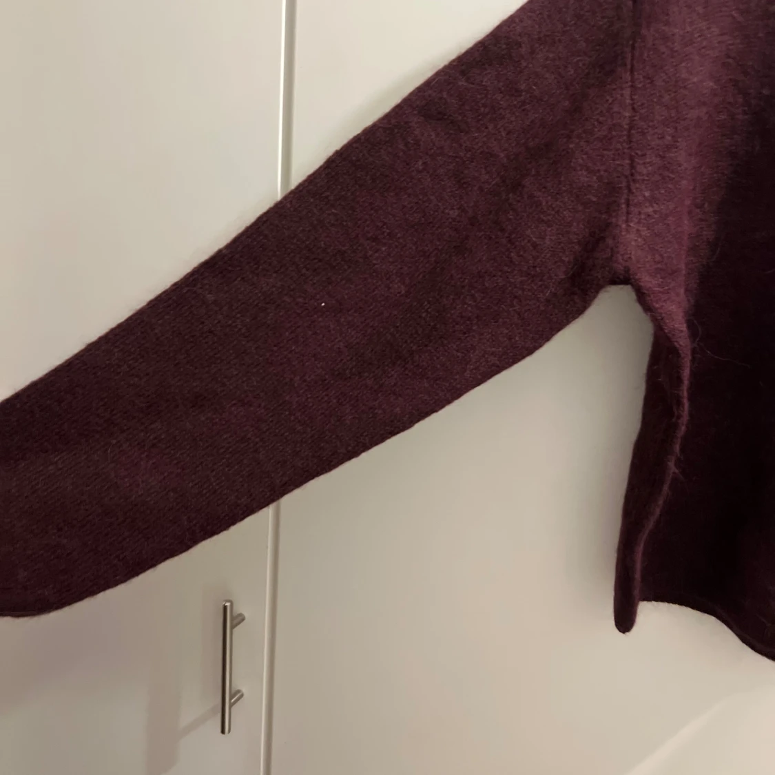 Vinröd kofta från Gina Tricot - 2