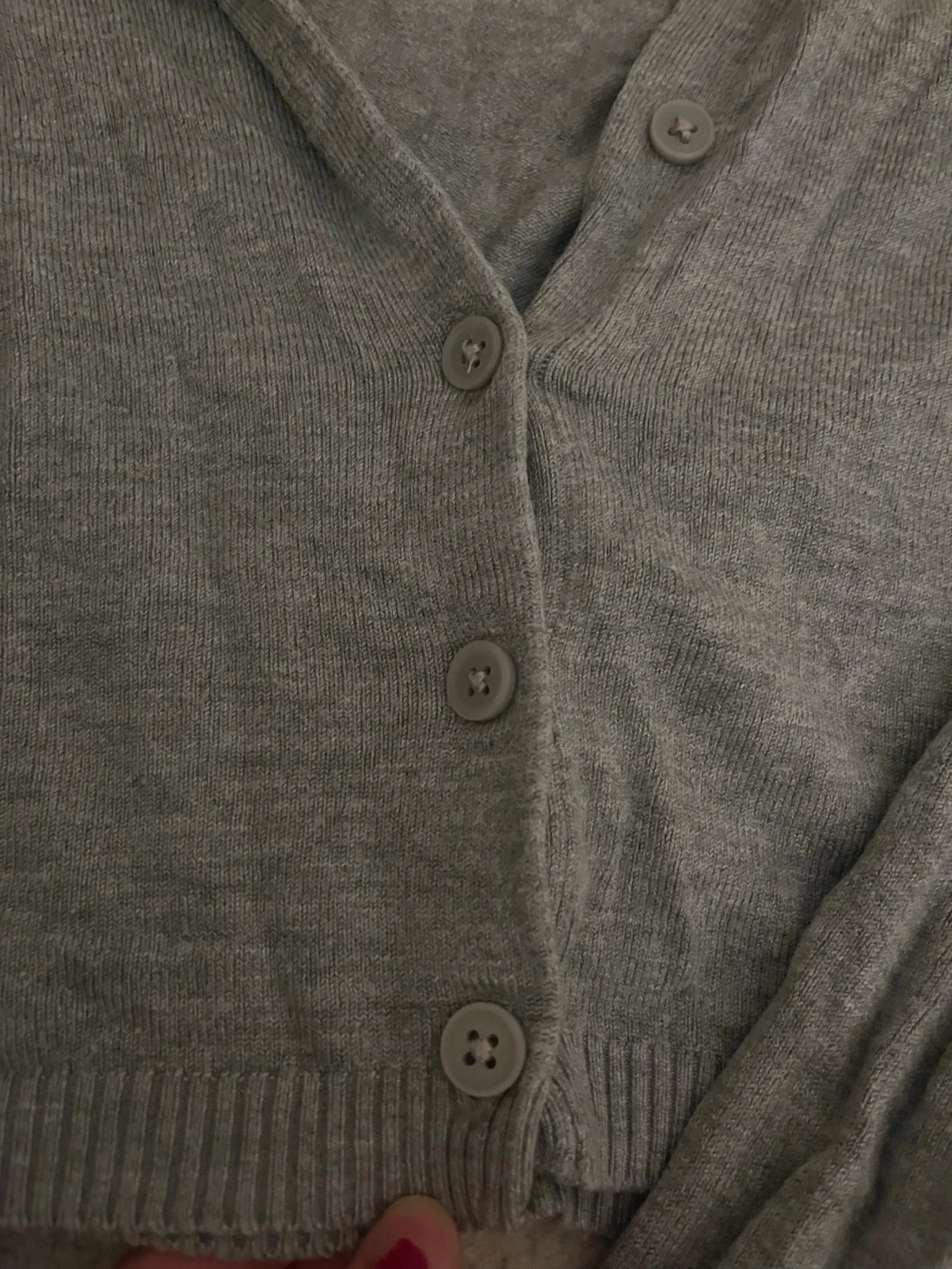 Grå kofta från 157, croppad XS - 1