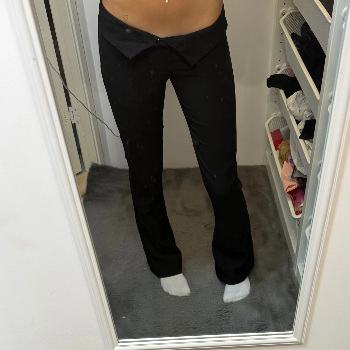 Bootcut kostymbyxor - 1