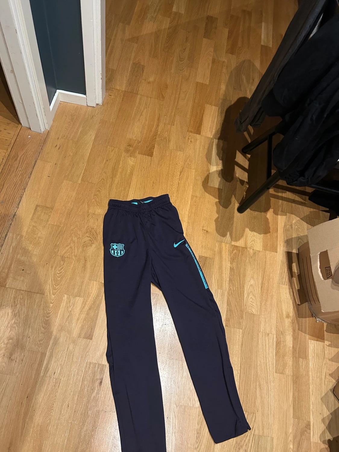 Lila och ljusblå barcelona byxor