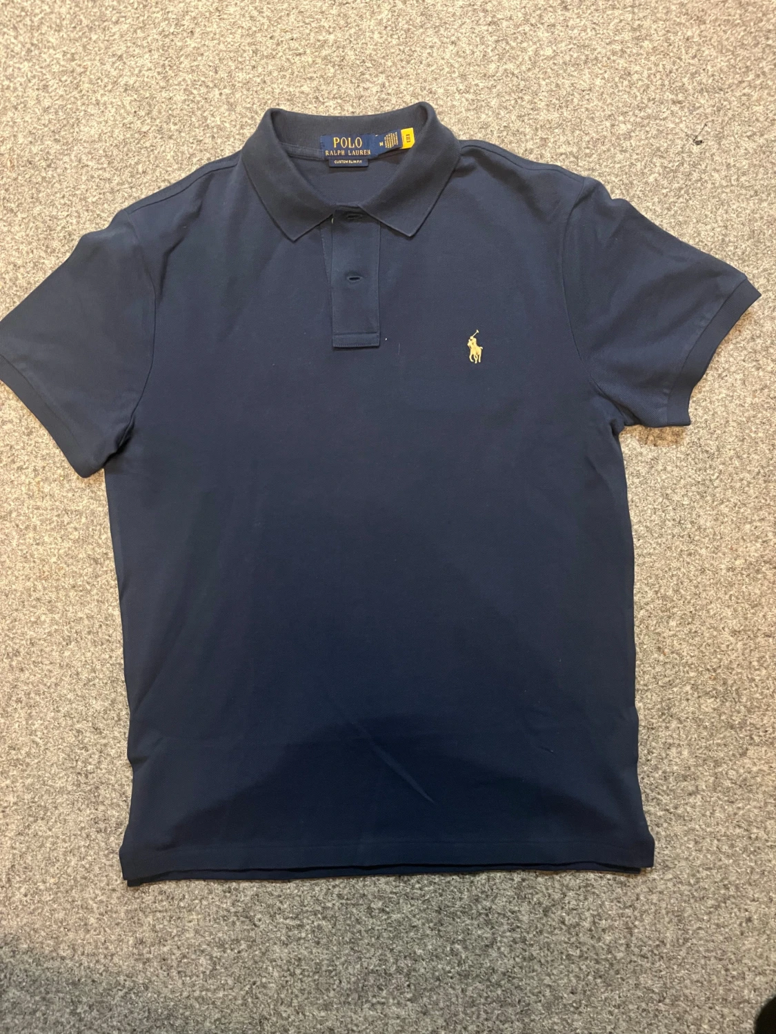 Marinblå pikétröja från Polo Ralph Lauren