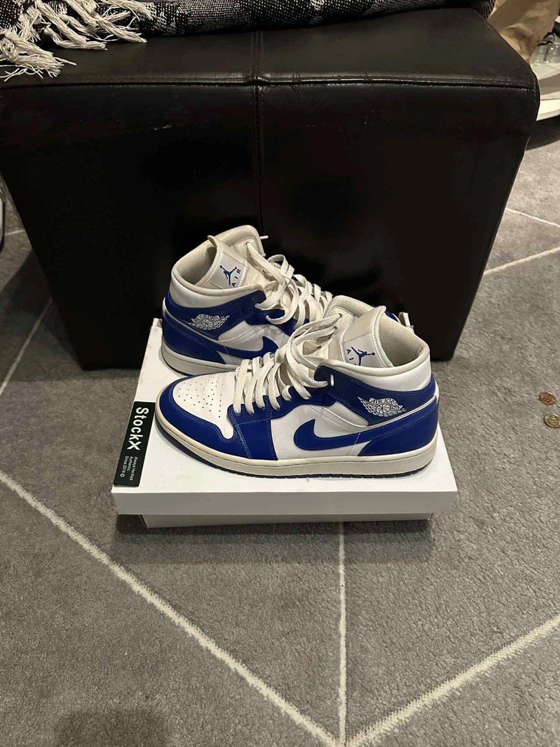 Nike Air Jordan 1 mid kentucky blue  - 1