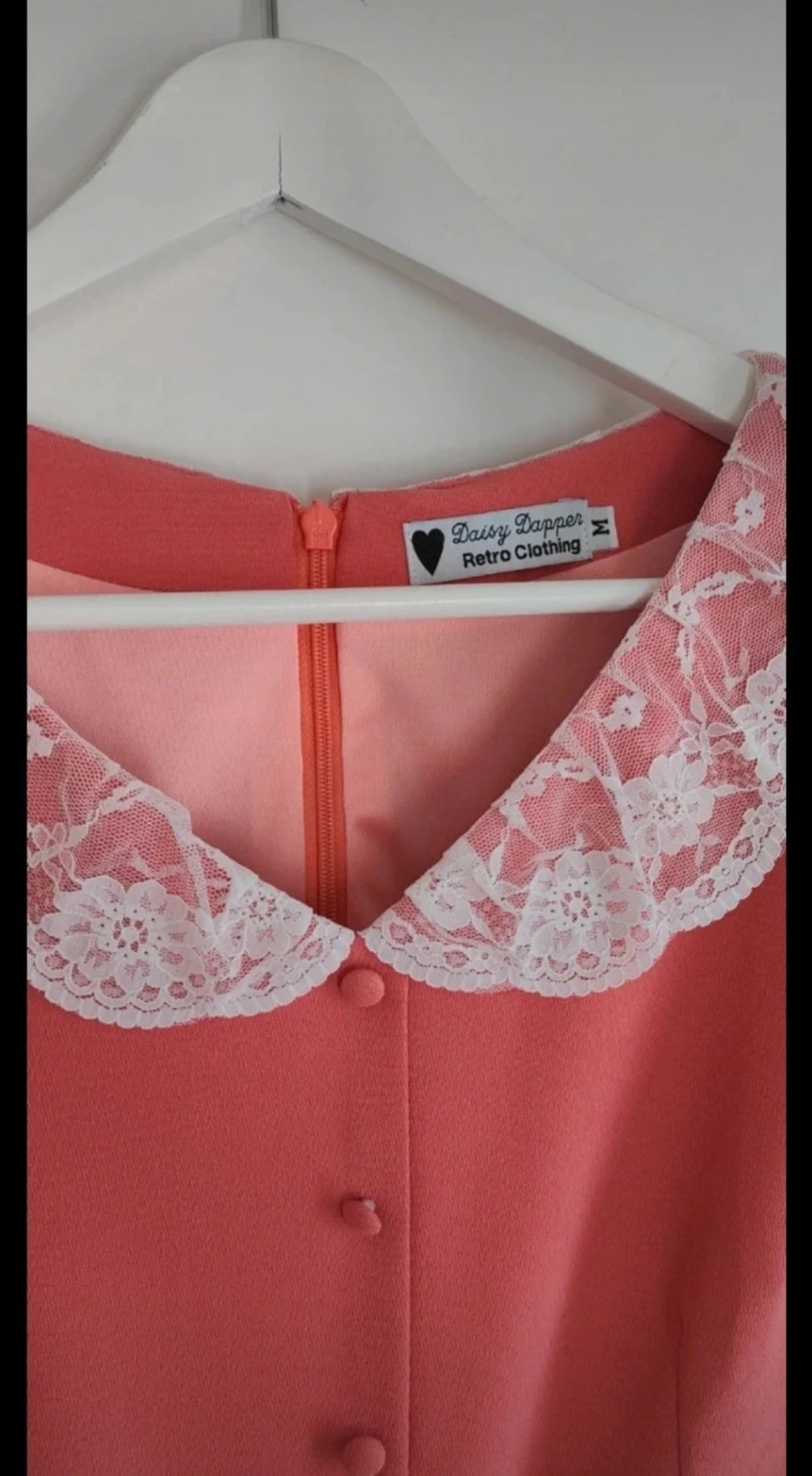 Rosa retroklänning från Daisy Dapper - 3