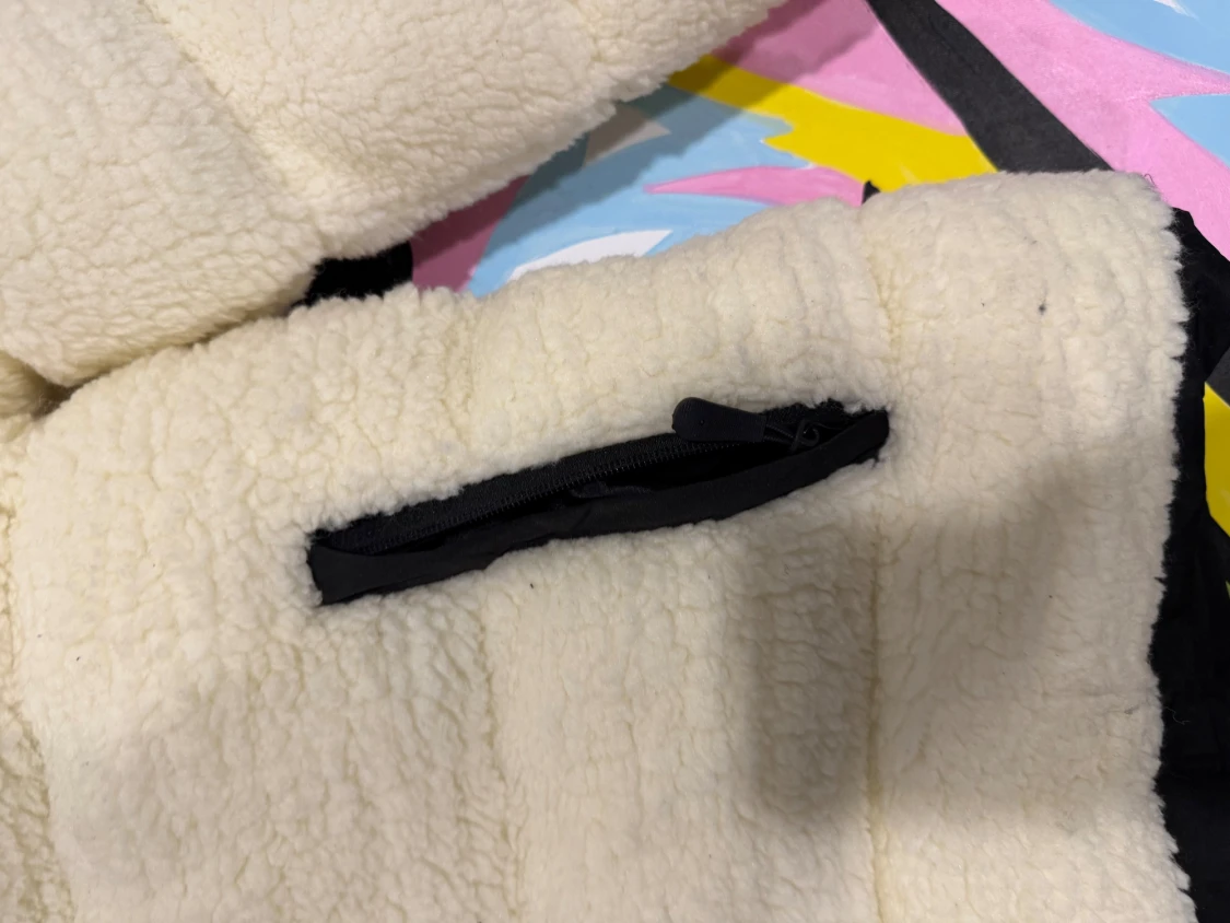 Vit teddyjacka från The North Face - 3