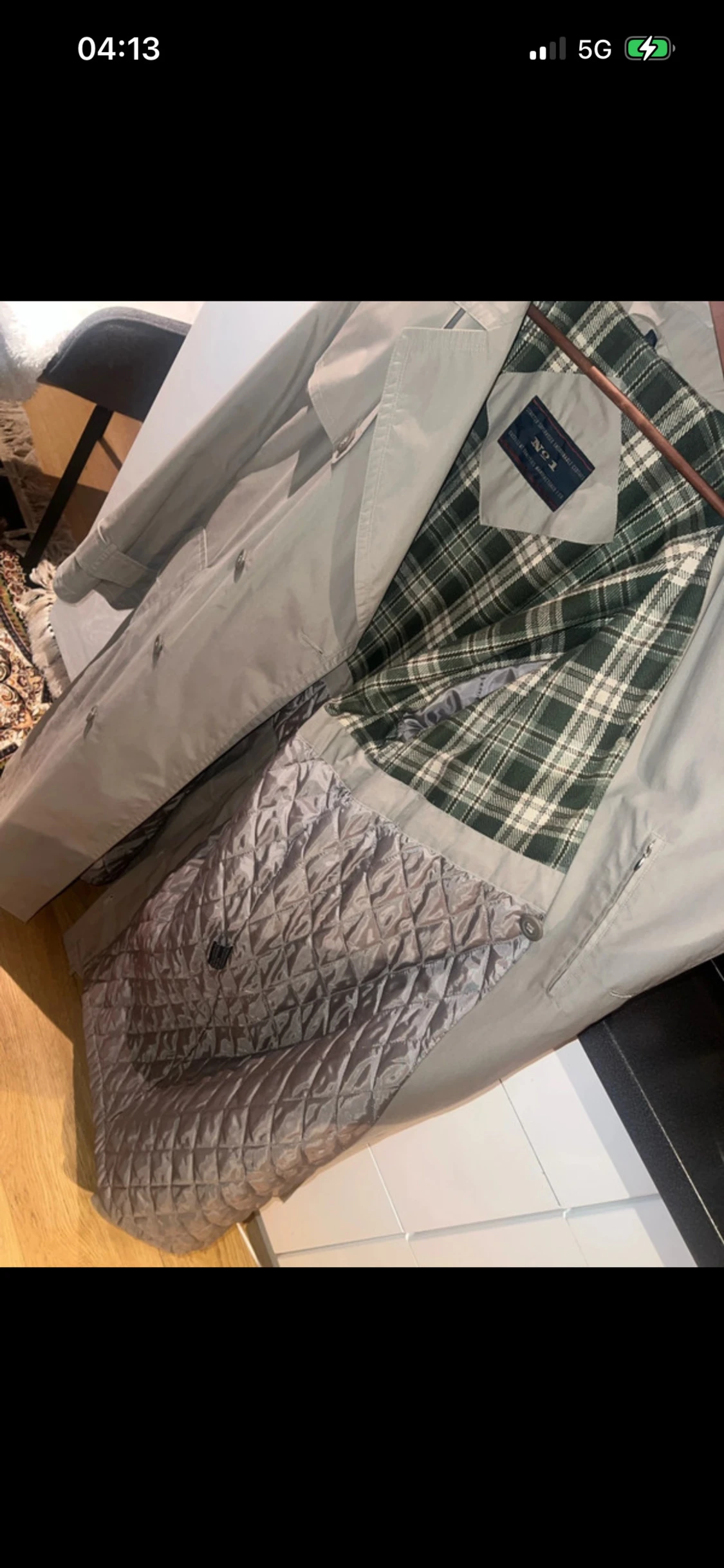 Beige trenchcoat från No 1, storlek 50 - 3