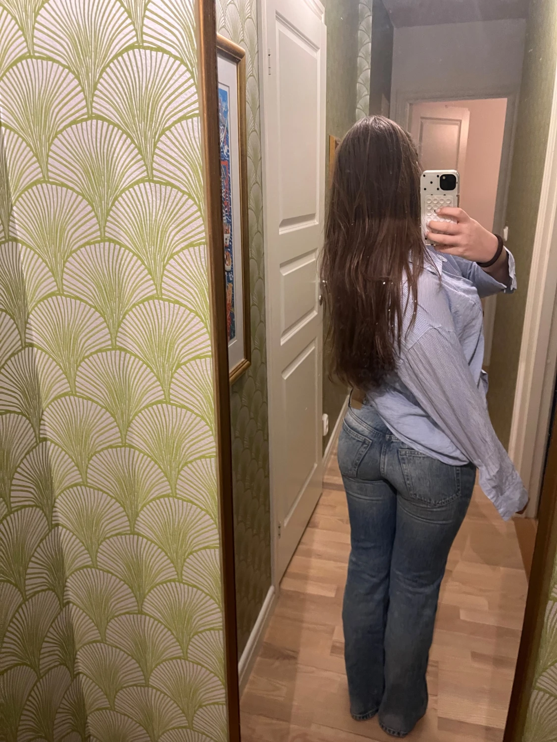 Weekday blå bootcut jeans - 3