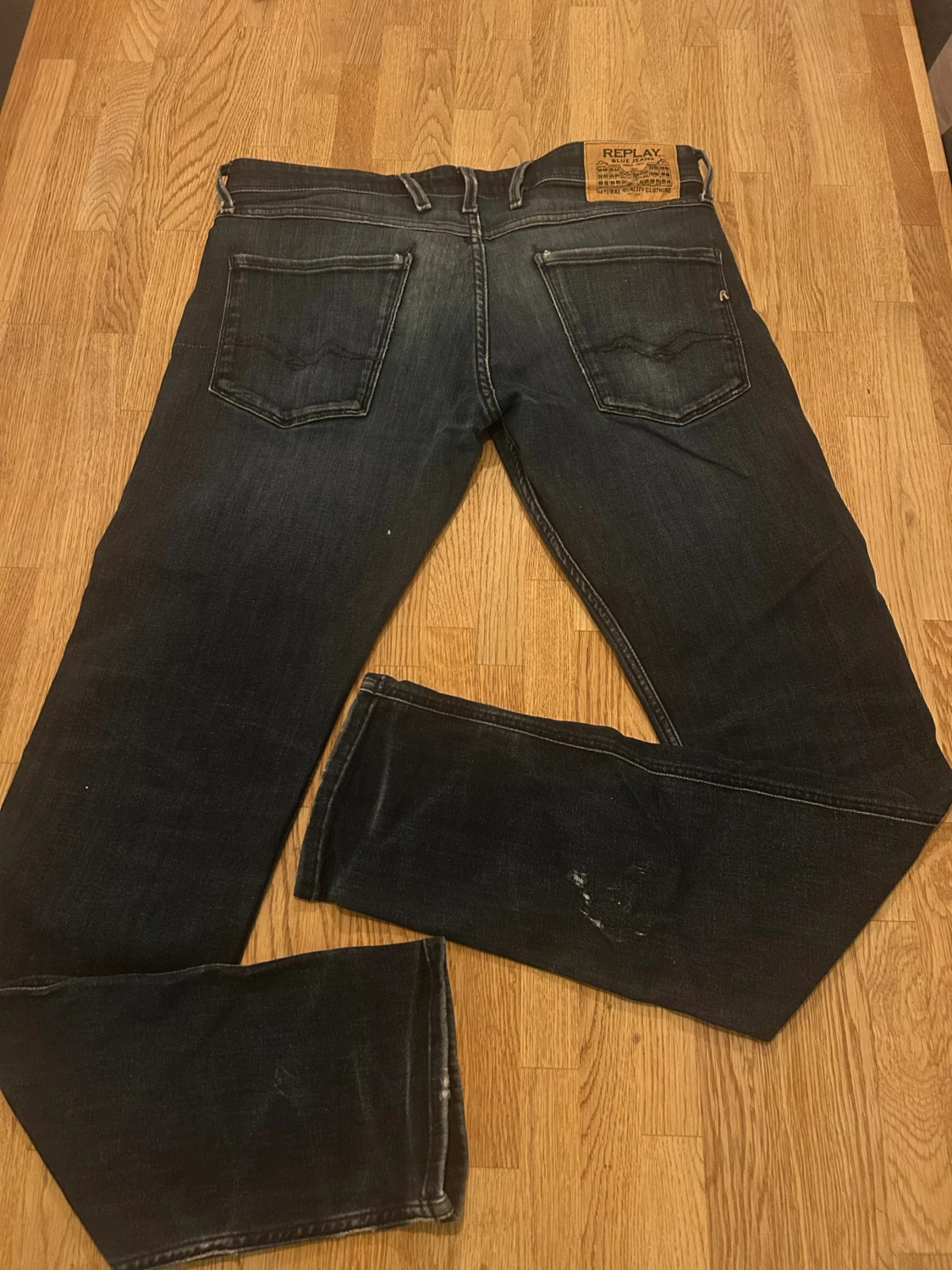 Replay Anbass slim fit jeans, mörkblå - 1