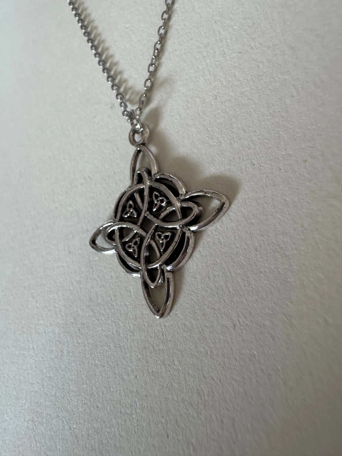 Silverhalsband keltisk knut - 3