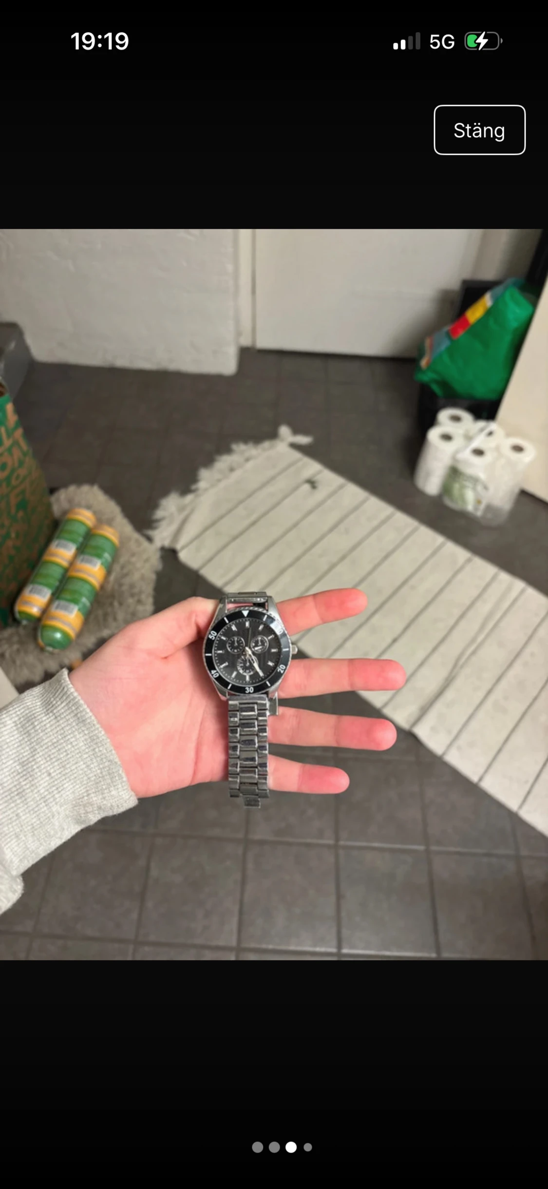 Silverfärgad Everone klocka - 2