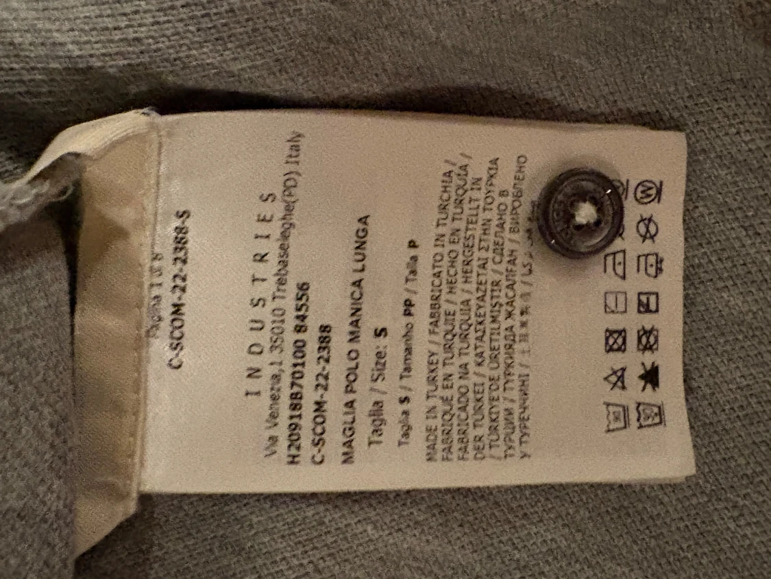 Grå långärmad pikétröja Moncler - 2