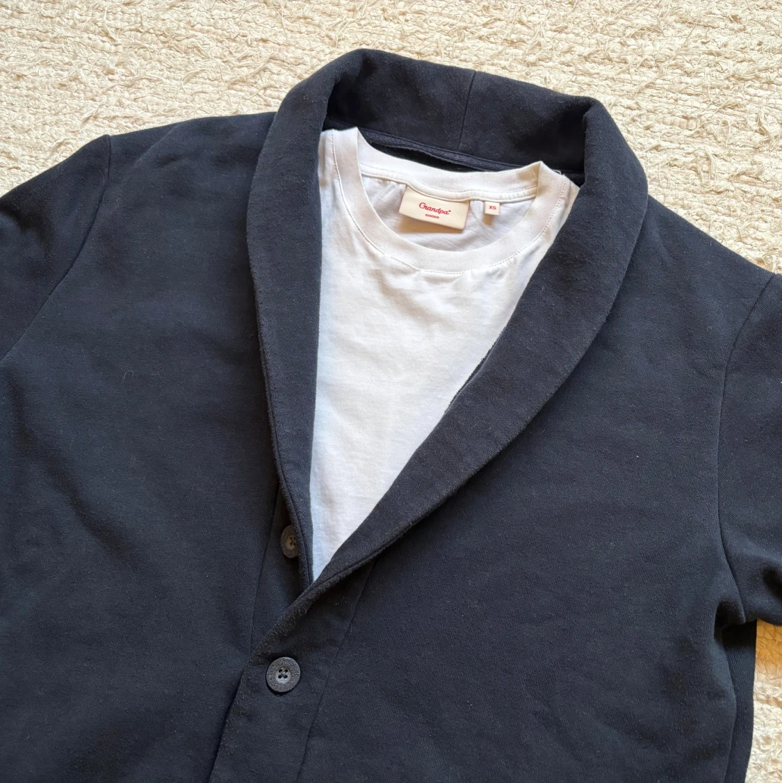 Marinblå Cardigan - 2