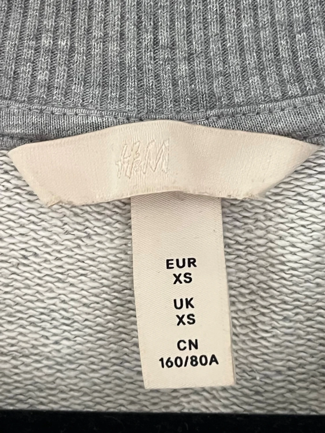 Grå sweatshirt från H&M, XS - 3