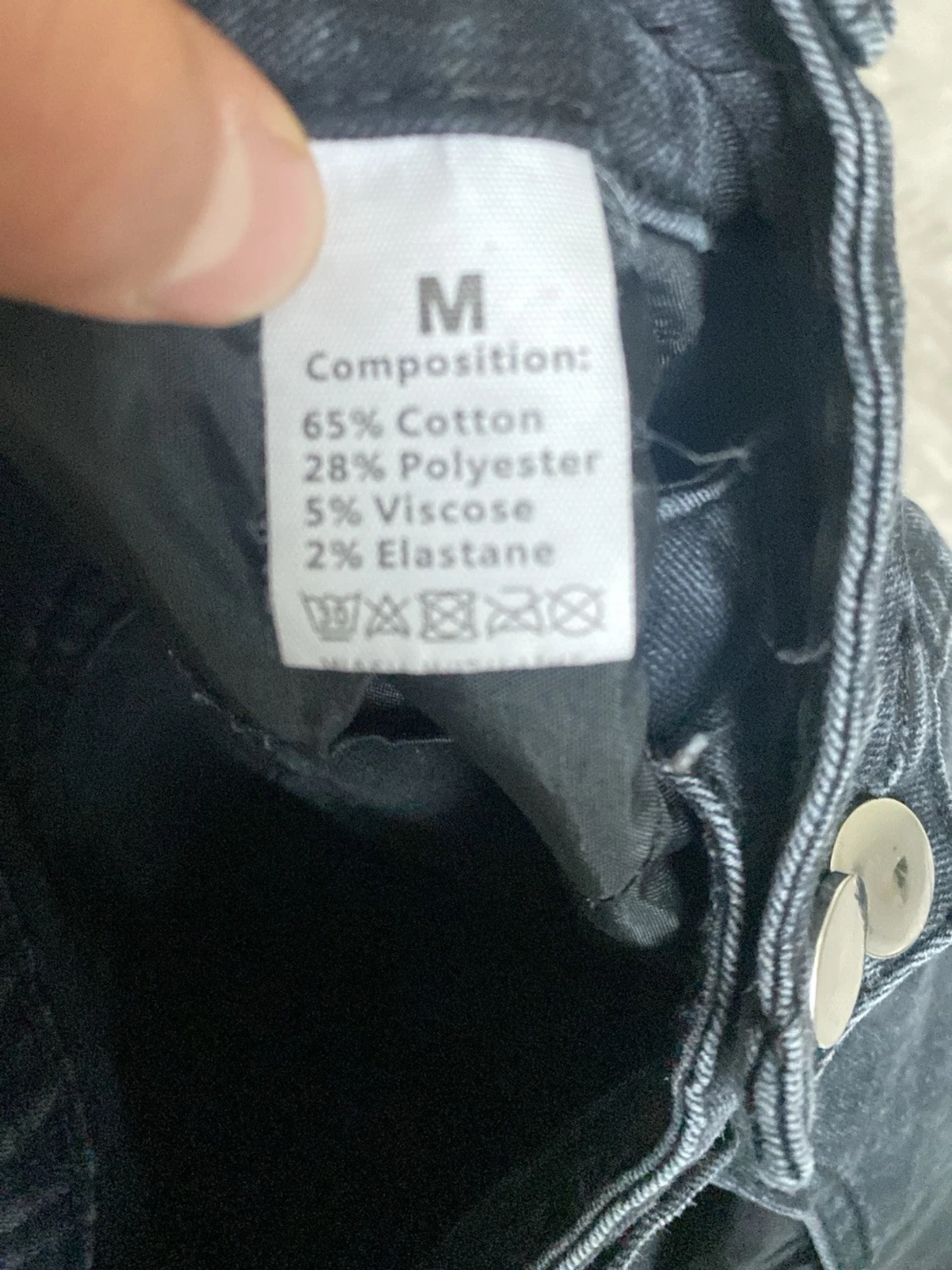 Svarta bootcut jeansbyxor i M - 2