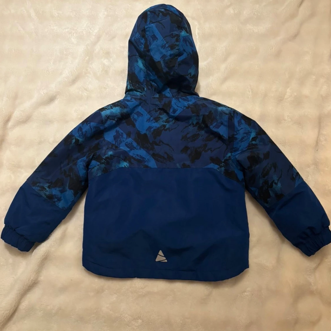 Blå vindjacka från Lupilu med huva/ kurtka  - 2