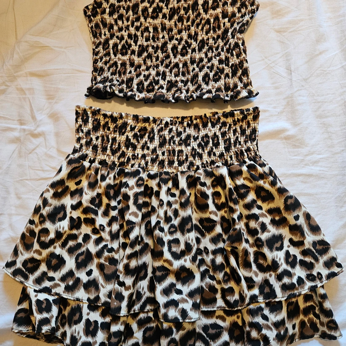 Leopardmönstrad set