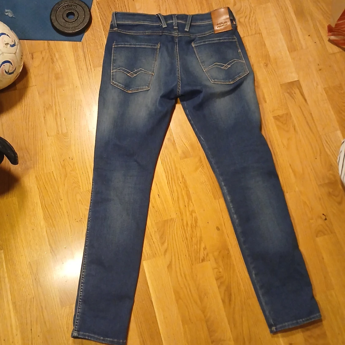 Blå Replay Hyperflex jeans - 1