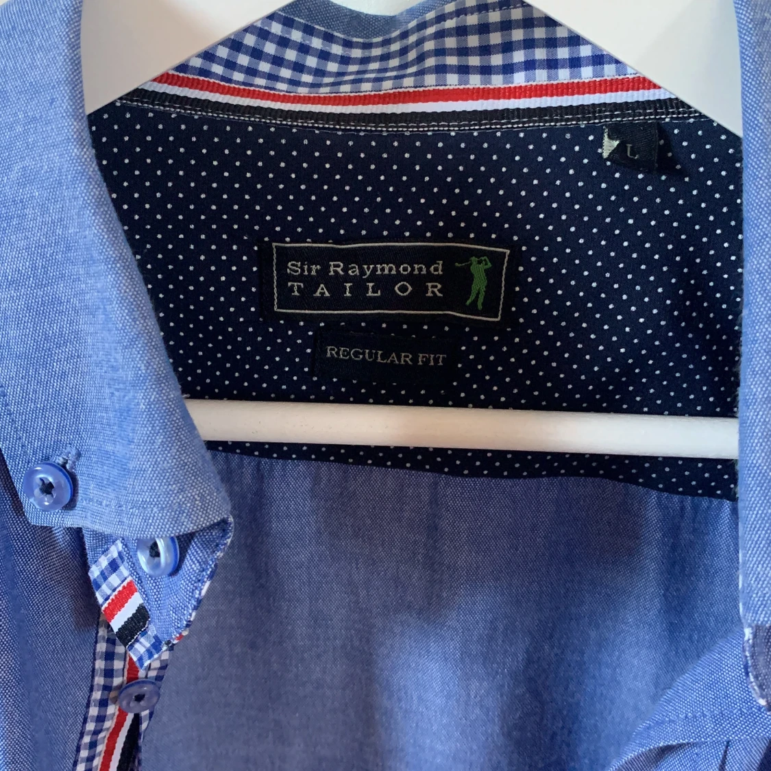 Blå skjorta Sir Raymond Tailor L - 2