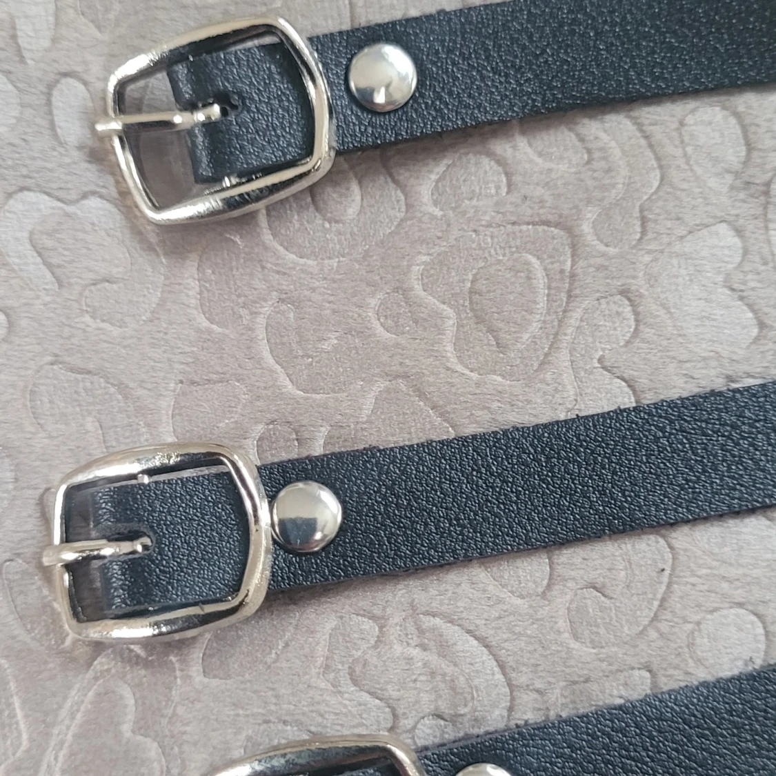  Helt ny Svart choker med ring och spännen - 3