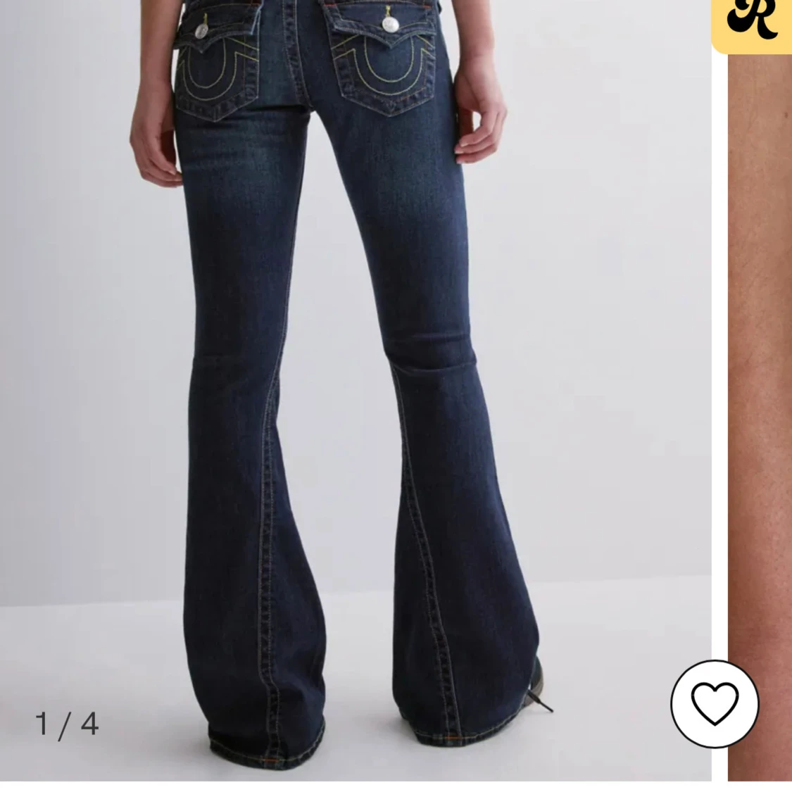 True Religion mörkblå bootcut jeans - 2