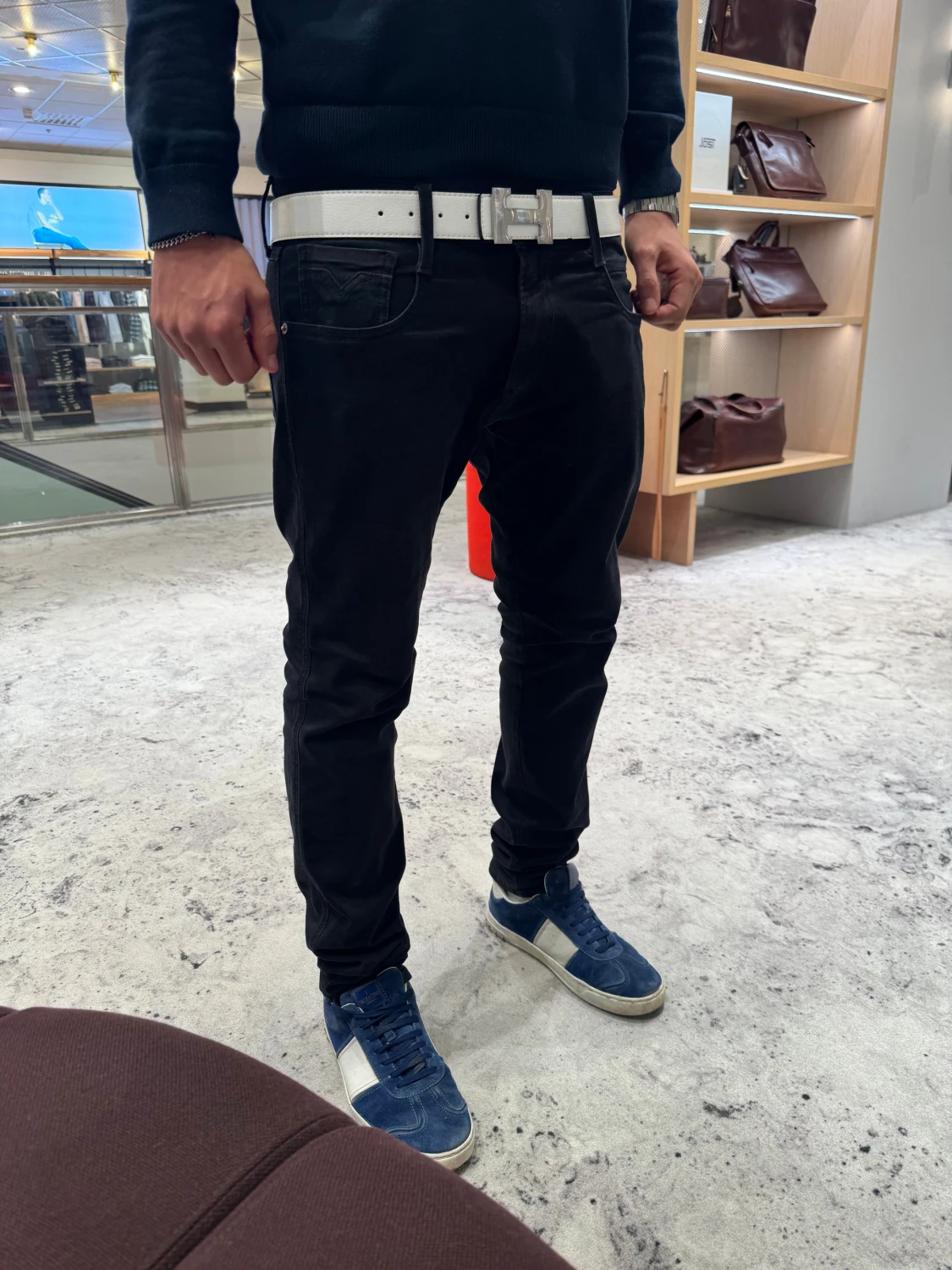 Vitt herme’s bälte  - 1