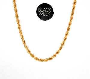 Cordell-halsband - 8mm Guld  - Ett kraftigare cordell-halsband i 316L kirurgiskt rostfritt stål. Halsbandet är tåligt mot både svett, dusch och bad och behåller sin blanka silverfärg länge. Det är allergisäkert och lämnar inga märken på huden. Perfekt för dig som vill ha ett stilrent halsband med lite mer tyngd i designen. Vid frågor är du varmt välkommen att höra av dig!