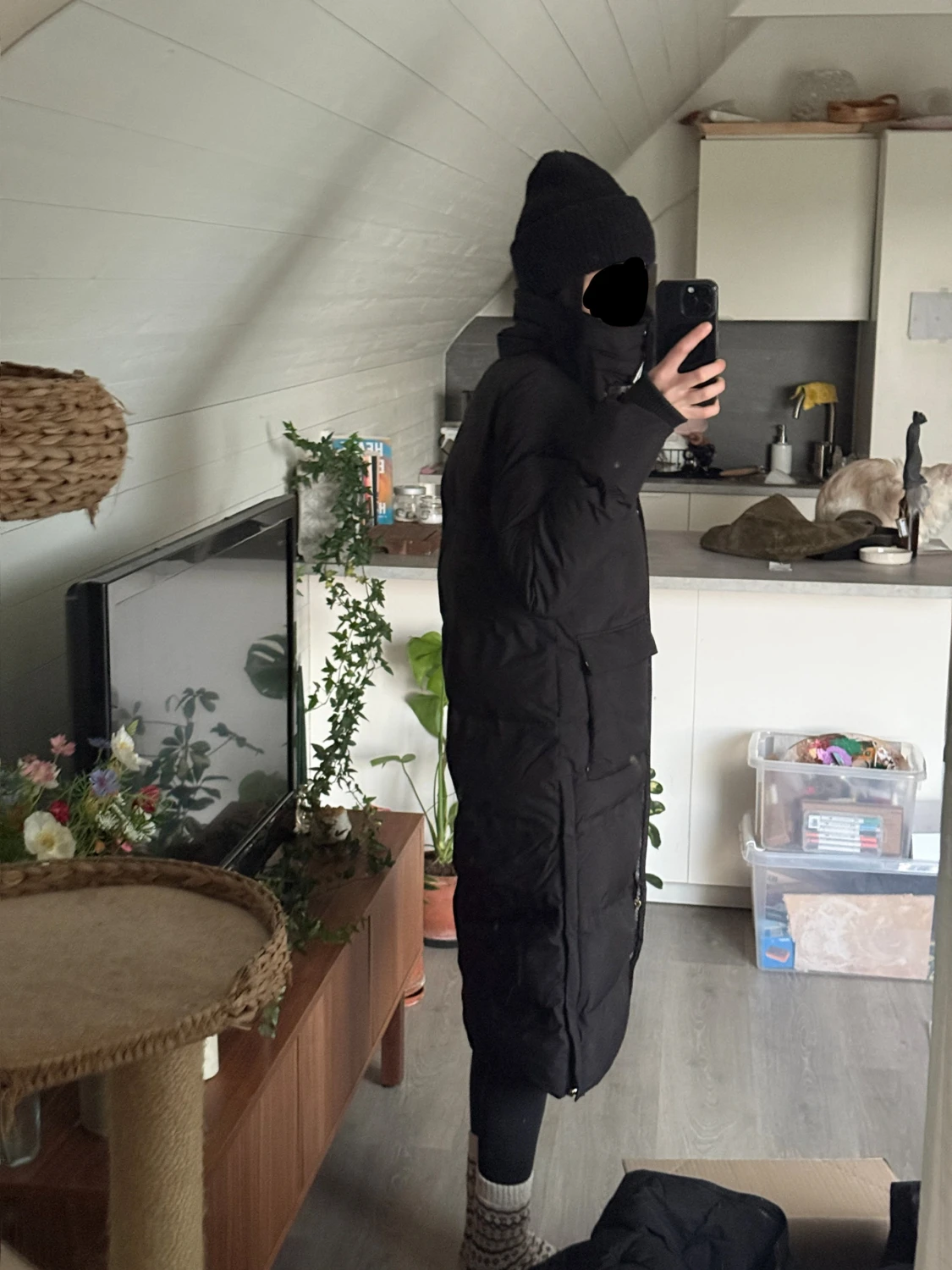 Lång vinterjacka - 1