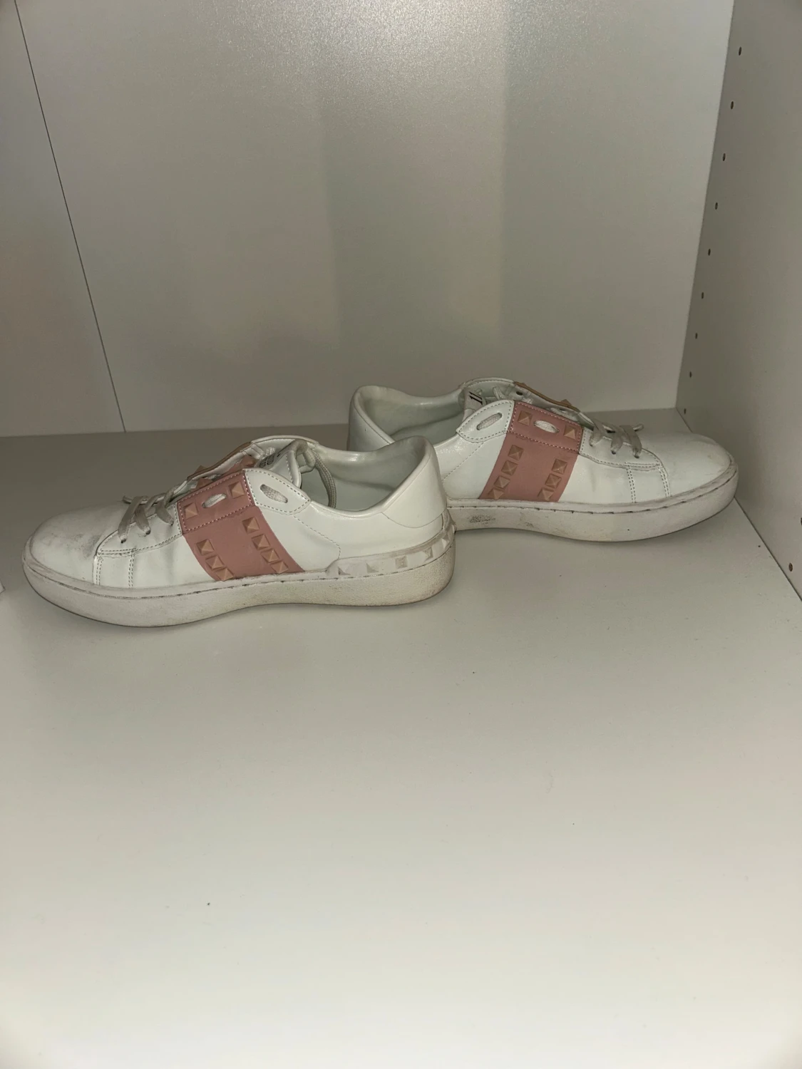 Valentino Rockstud Open sneakers vit/rosa - 6