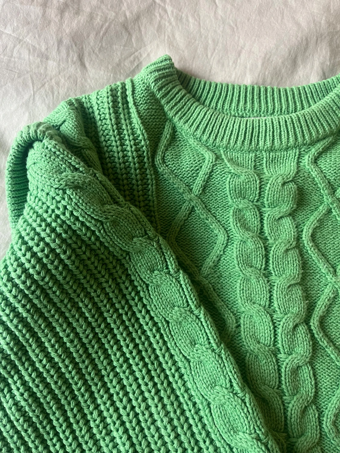 Grön stickad tröja från Next - 2