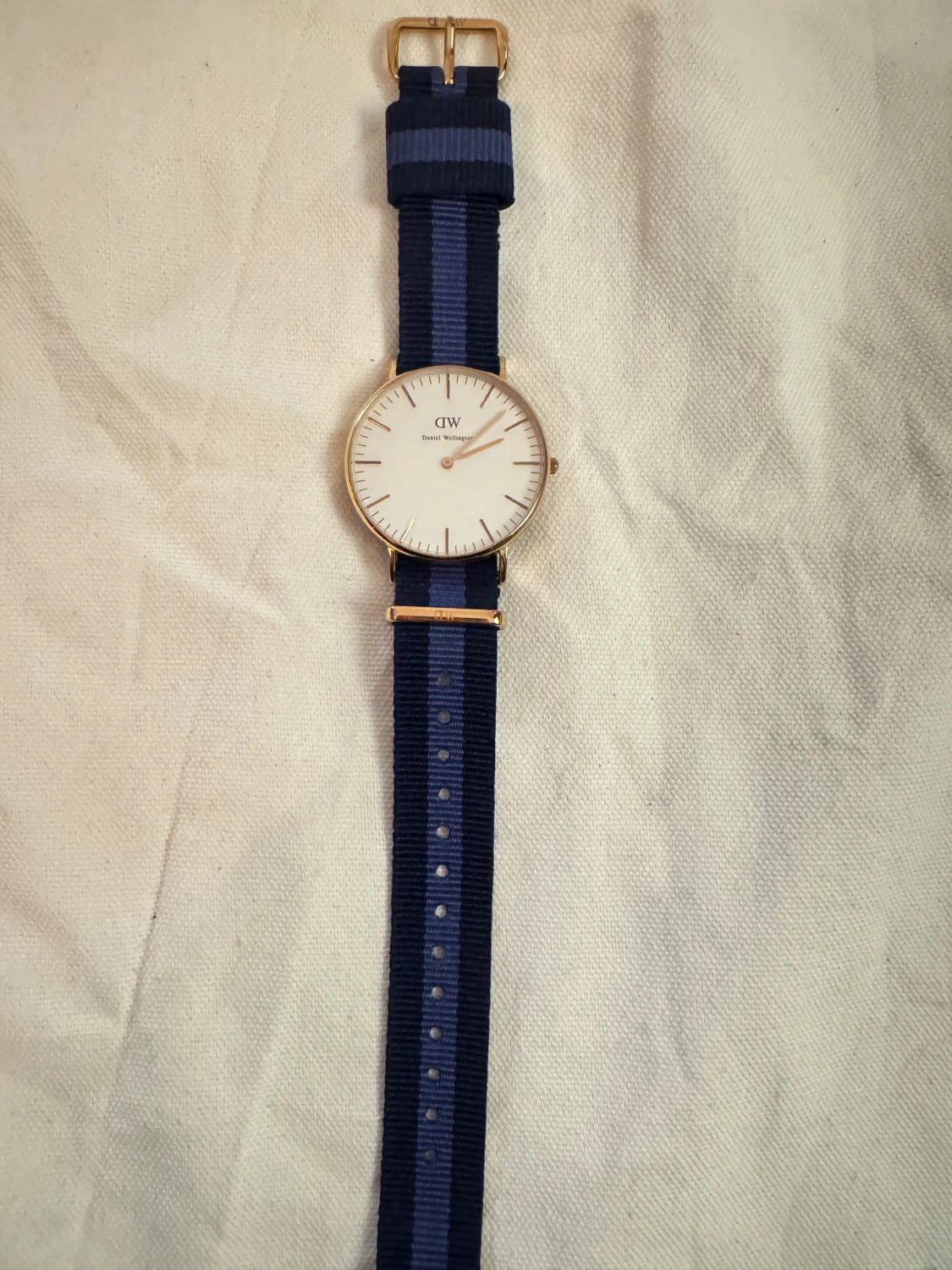 Daniel Wellington klocka med randiga band - 1