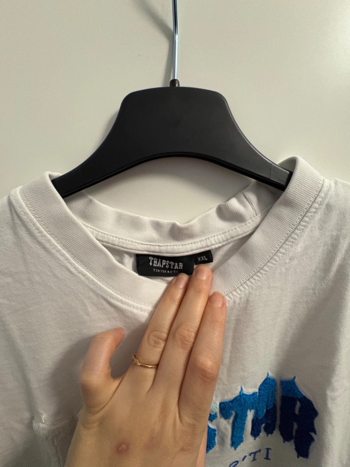 Trapstar t-shirt med blått  - 2