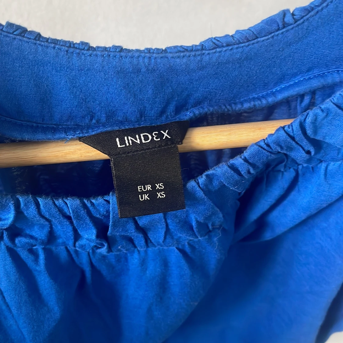 Blå linnetopp från Lindex XS - 1