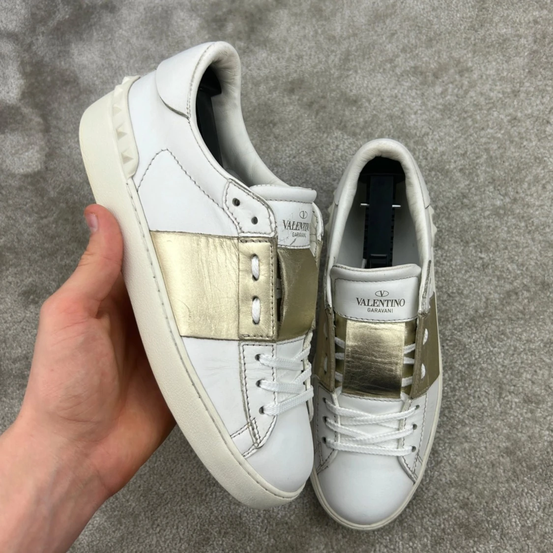 Valentino open guldiga - 1