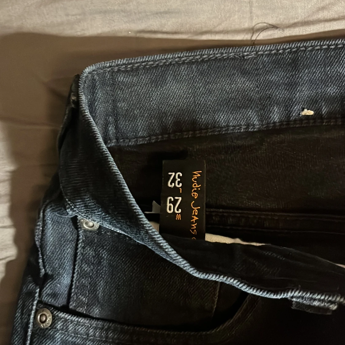 Svarta Grim trim jeans från Nudie Jeans - 2