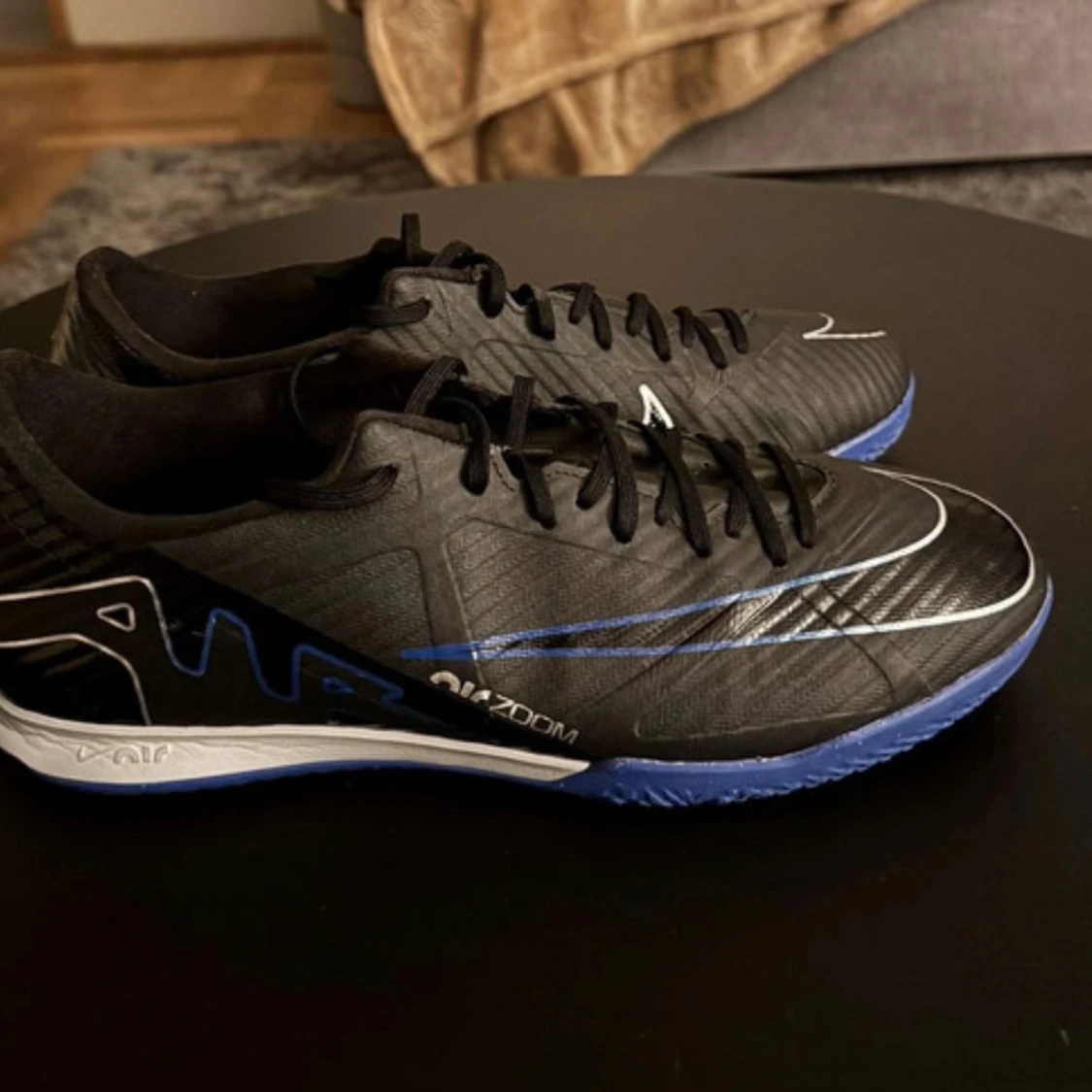 Nike Mercurial fotbollsskor svart/blå - 2