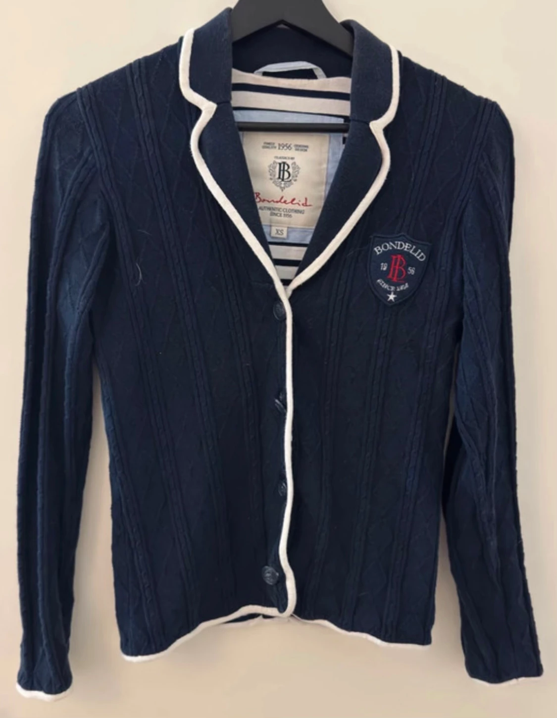 Marinblå kofta från Bondelid XS - 1