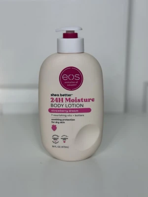 Eos strawberry dream body lotion - oöppnad oanvänd, har ingen bra parfym att para den med! köpt i usa
