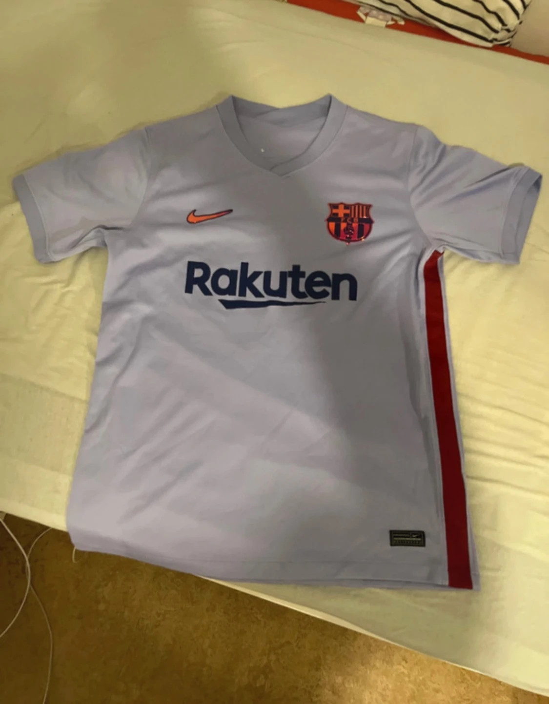 Barcelona fotbollströja Nike ljusblå