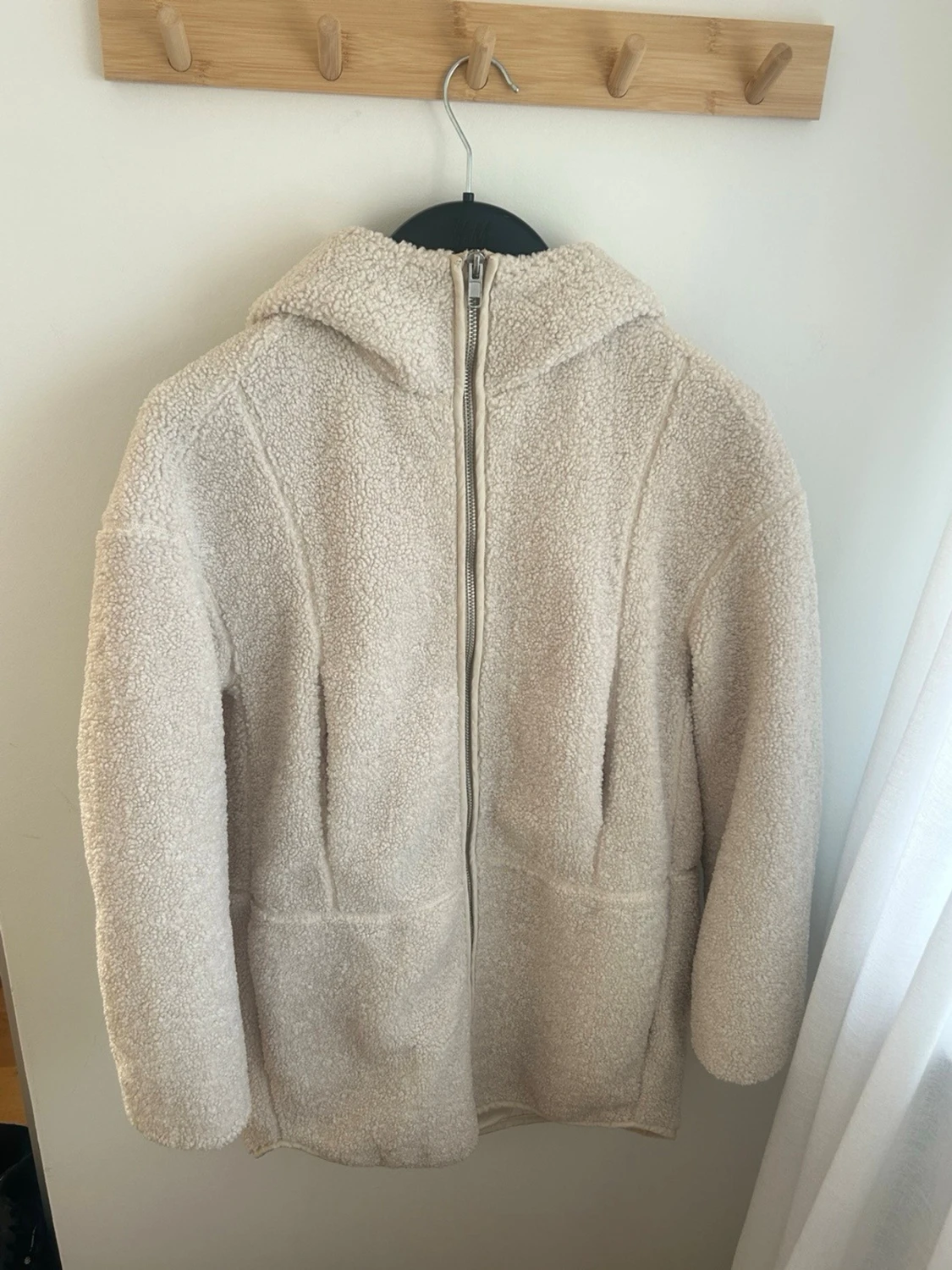 Beige teddyjacka - 2